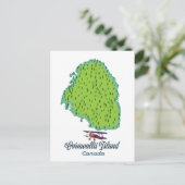 Cornwallis Island, Kanada Reiseplan Postkarte (Stehend Vorderseite)
