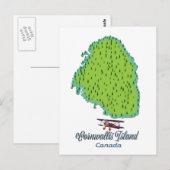 Cornwallis Island, Kanada Reiseplan Postkarte (Vorne/Hinten)