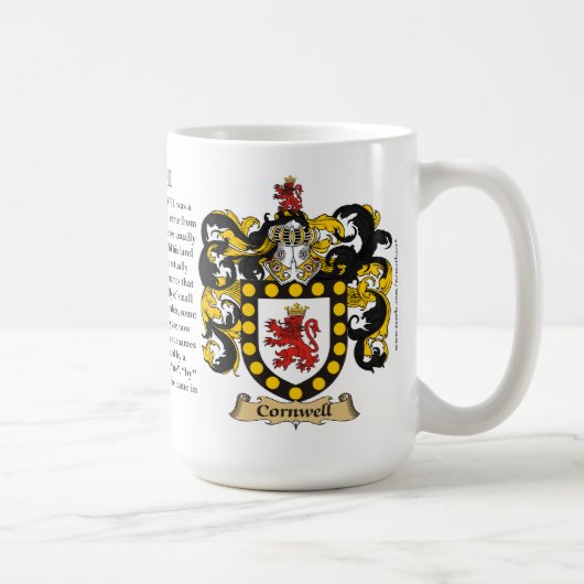 Cornwell, der Ursprung, die Bedeutung und das Kaffeetasse (Rechts)