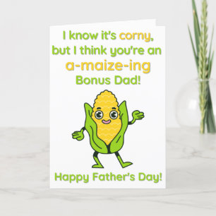 Corny, A-Mais-Ing Bonus Vater Vatertag Card Karte