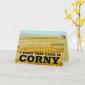 CORNY CORN AUF DEN COB-GEBURTSTAGSKARTEN KARTE (Gelbe Blume)