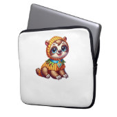 Corny Cuteness Halloween ist die süßeste Sloth-Übe Laptopschutzhülle (Vorderseite Links)