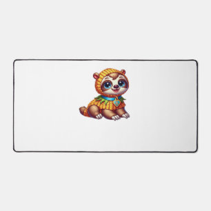 Corny Cuteness Halloween ist die süßeste Sloth-Übe Schreibtischunterlage