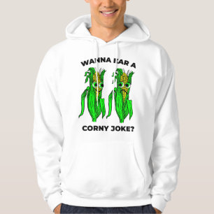 Corny Joke Meme Ear Mais Pun Graphic Hoodie