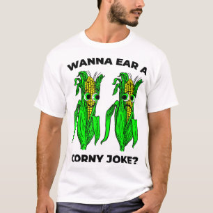 Corny Joke Meme Ear Mais Pun Graphic T-Shirt