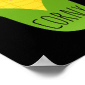Corny Niedlich Mais auf Cob Feinschmecker Art Prin Poster (Ecke)