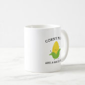 Corny Puns Kaffeetasse (VorderseiteRechts)