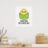 Corny Puns sind ein Mais-feiner Maispun Poster (Küche)