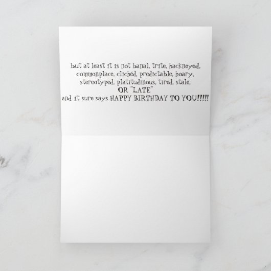 ***CORNY*** WISH FOR ****TWIN'S BIRTHDAY**** KARTE (Innenseite)