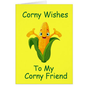 "CORNY WISHUS ZU MEINEM KERNFREUND" GLÜCKLICH GEBU