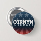 CORNYN FÜR SENAT 2014 BUTTON (Vorne & Hinten)