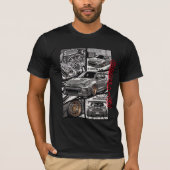 Corolla GR JDM Manga-Comic-Panel T-Shirt (Vorderseite)