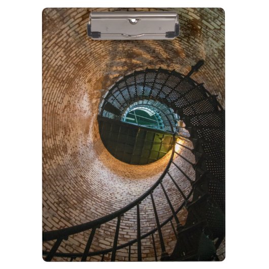 Corolla Lighthouse Stairs Klemmbrett (Vorderseite)