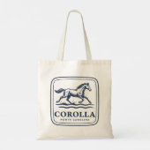 Corolla North Carolina Wildpferd läuft durch Tragetasche (Rückseite)