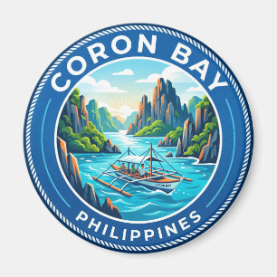 Coron-Bucht Philippinen Magnet