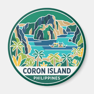 Coron-Insel Philippinen Magnet