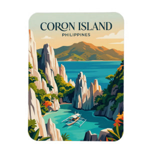 Coron Insel Philippinen Magnet