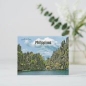 Coron Island Philippinen Postkarte (Stehend Vorderseite)