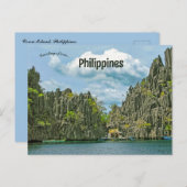 Coron Island Philippinen Postkarte (Vorne/Hinten)