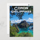 Coron, Philippinen Postkarte (Vorne/Hinten)