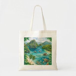 Coron Philippinen Tropische Lagune Tragetasche