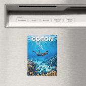 Coron Philippines Diver Magnet (In Situ (Geschirrspüler))
