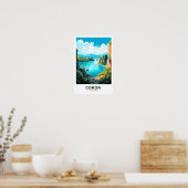 Coron Philippines Travel Print Poster (Küche)