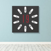 CORONA 19 HOAX Canvas Leinwanddruck (Insitu (Holzboden))