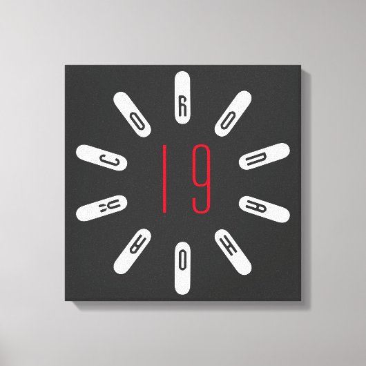 CORONA 19 HOAX Canvas Leinwanddruck (Vorderseite)