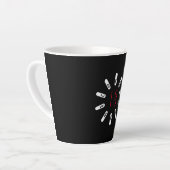 CORONA 19 HOAX Coffee Mug Milchtasse (Linke Ecke)