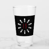 CORONA 19 HOAX Glas (Vorderseite)