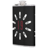 CORONA 19 HOAX Hip Flask Flachmann (Links)