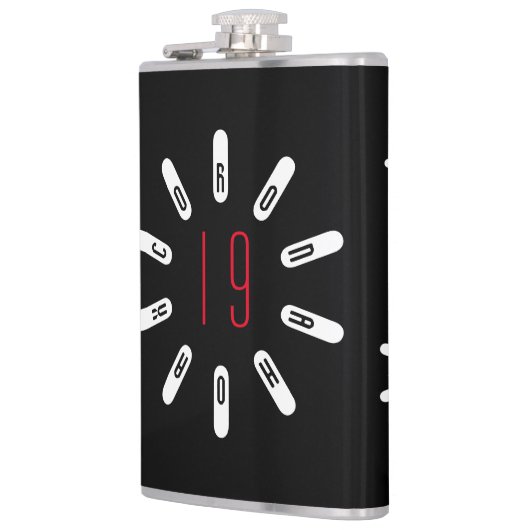 CORONA 19 HOAX Hip Flask Flachmann (Links)