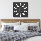 CORONA 19 HOAX Leinwand (Insitu (Schlafzimmer))