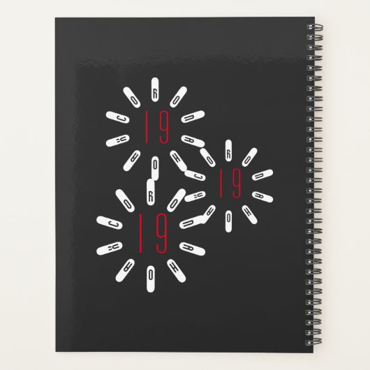 CORONA 19 HOAX Planner Planer (Rückseite)