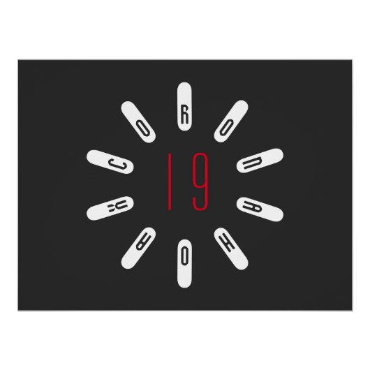 CORONA 19 HOAX Poster (Vorderseite)