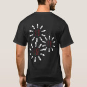 CORONA 19 HOAX T-Shirt weiße Buchstaben (Rückseite)