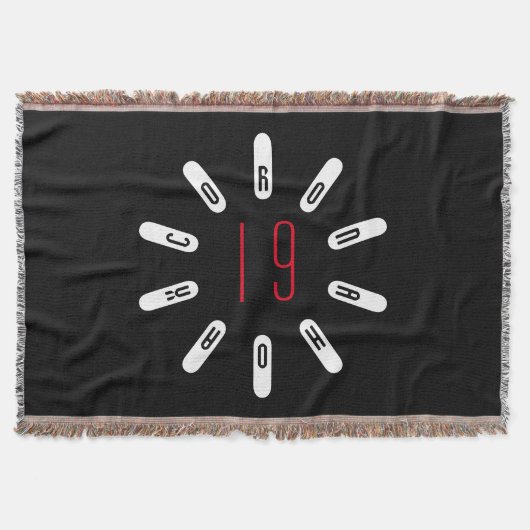 CORONA 19 HOAX Throw Blanket Decke (Vorderseite)