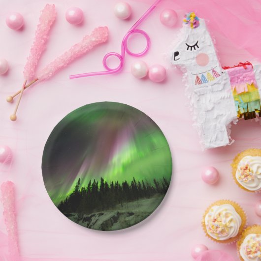 Corona Aurora Pappteller (Party)