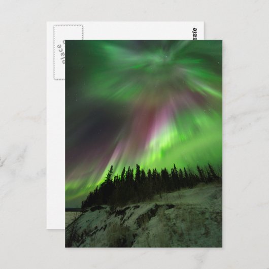 Corona Aurora Postkarte (Vorne/Hinten)