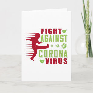 Corona - Bekämpfung des Corona-Virus Karte