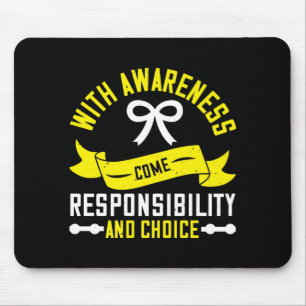 Corona-Bewusstsein - Verantwortung Mousepad