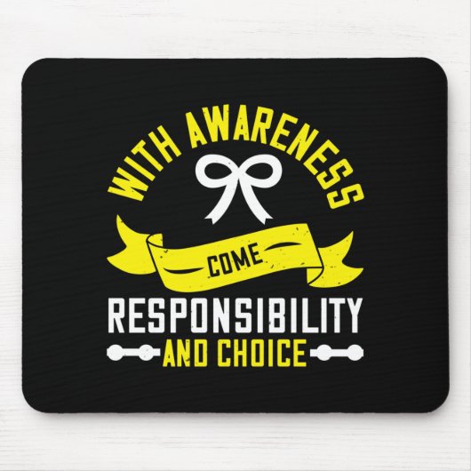 Corona-Bewusstsein - Verantwortung Mousepad (Vorne)