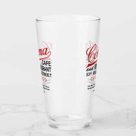 Corona Café and Restaurant, Chicago, IL Glas (Links)