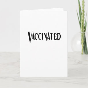 Corona Covid-19 - geimpft Karte