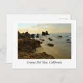 Corona del Mar California Postkarte (Vorne/Hinten)