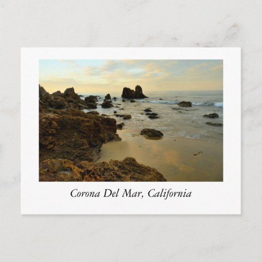 Corona del Mar California Postkarte (Vorderseite)