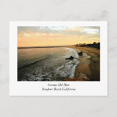 Corona Del Mar Newport Beach California Postkarte (Vorderseite)