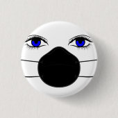 Corona Eyes Button (Vorderseite)