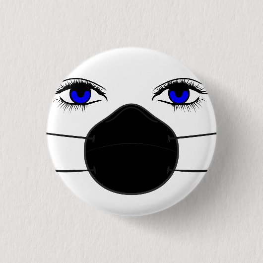 Corona Eyes Button (Vorderseite)